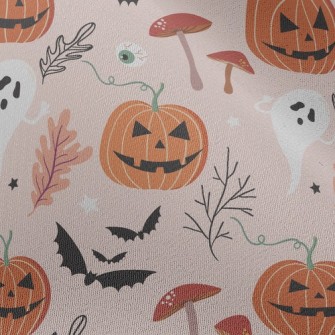 Evil Pumpkin Bat Chiffon