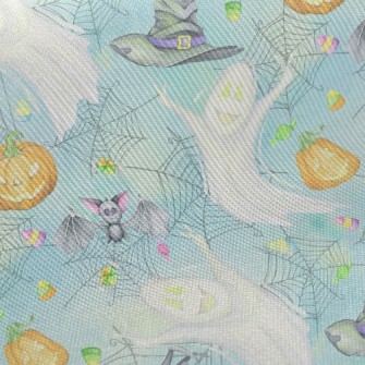 Watercolor Ghost Spider Twill