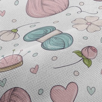 Cute And Cozy Yarn Ball Performance Linen