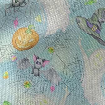 Watercolor Ghost Spider Waterproof Canvas
