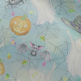 Watercolor Ghost Spider Chiffon
