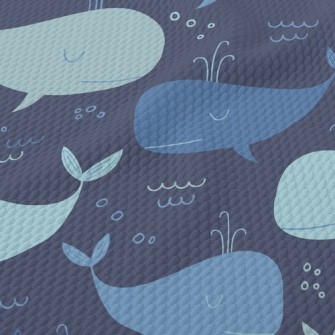 Gentle Giant Whale Birdseye Piqué