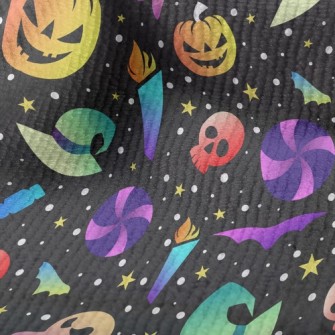 Colorful Fluorescent Pumpkin Terry