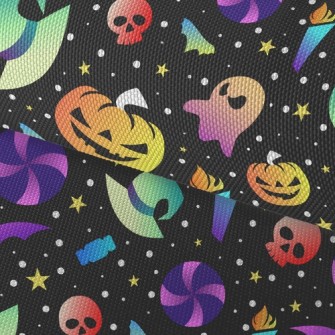 Colorful Fluorescent Pumpkin Waterproof Oxford
