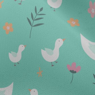 Mother Goose And Gosling Chiffon