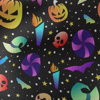 Colorful Fluorescent Pumpkin Waterproof Canvas
