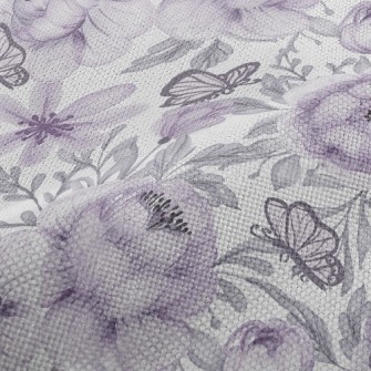 Psychedelic Large Flower Butte Performance Linen