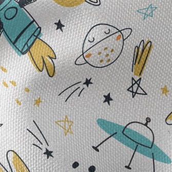 Vast Space Flying Saucer Waterproof Canvas