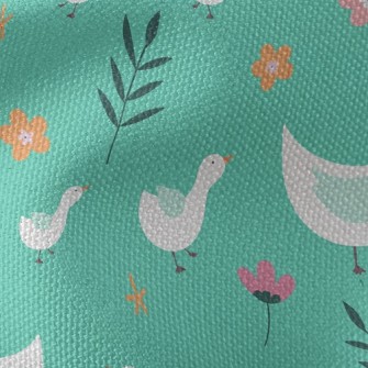 Mother Goose And Gosling Waterproof Canvas