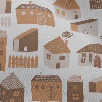 Houses Big And Small Chiffon