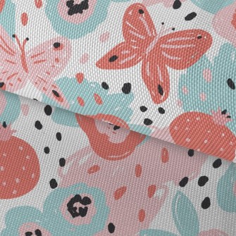 Color Pen Doodle Butterfly Waterproof Oxford