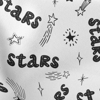 Shining Star Text Stretch Ponte