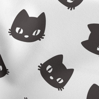 Serious Little Black Cat Stretch Ponte