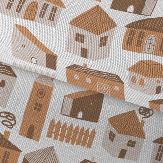 Houses Big And Small Waterproof Oxford