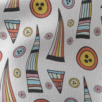 Geometric Triangle Buttons Waterproof Canvas