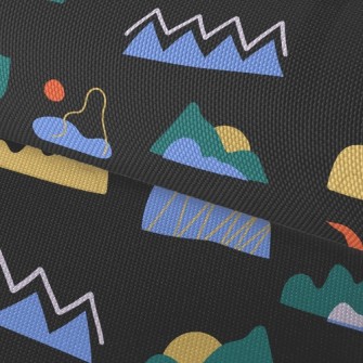 Abstract Hill Sunrise Waterproof Oxford