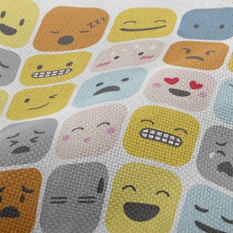 Changing Square Emoticons Performance Linen