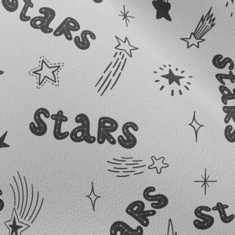 Shining Star Text Chiffon