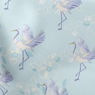 Elegant Japanese Crane Stretch Ponte