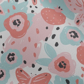 Color Pen Doodle Butterfly Chiffon