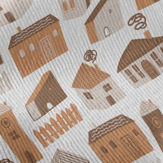Houses Big And Small Standard Corduroy