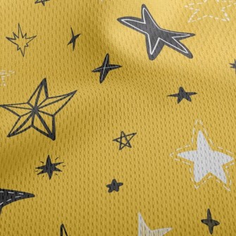 Deformed Stars In The Sky Athletic Mesh Flat Back
