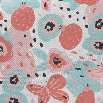 Color Pen Doodle Butterfly Twill
