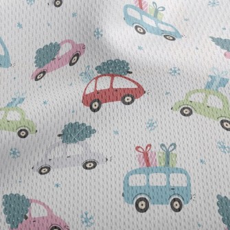 Car Loaded With Gifts Athletic Mesh Flat Back