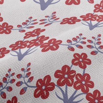 Small Berry Flowers Performance Linen