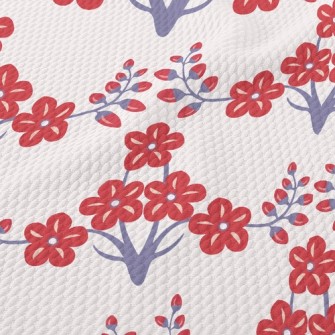 Small Berry Flowers Birdseye Piqué