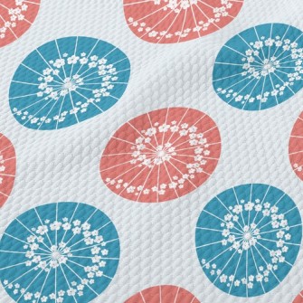 Japanese Flower Umbrella Birdseye Piqué