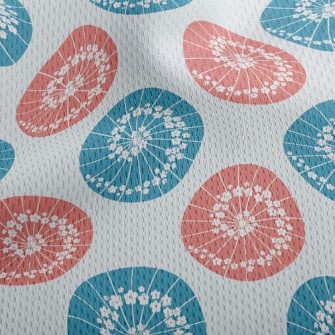 Japanese Flower Umbrella Athletic Mesh Flat Back
