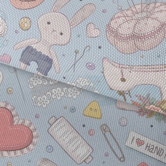 Hand-sewn Rabbit Doll Waterproof Oxford