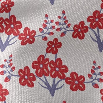 Small Berry Flowers Waterproof Canvas