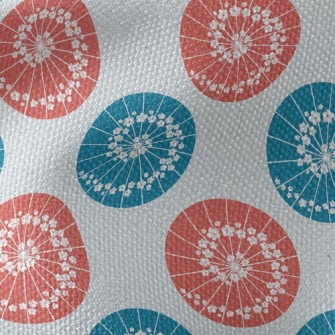 Japanese Flower Umbrella Waterproof Canvas