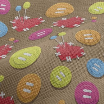 Colorful And Changeable Button Performance Linen