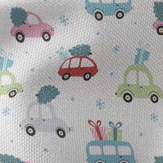 Car Loaded With Gifts Waterproof Canvas