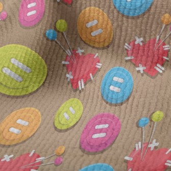 Colorful And Changeable Button Terry