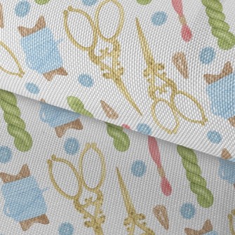 Vintage Scissors Twine Waterproof Oxford