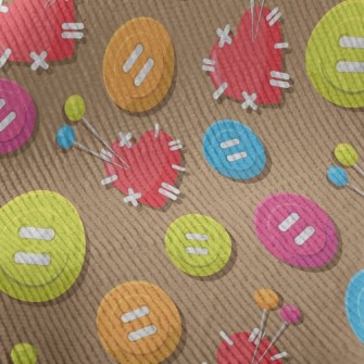 Colorful And Changeable Button Standard Corduroy
