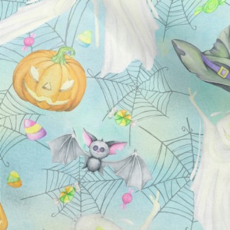 Watercolor Ghost Spider Micro Fleece