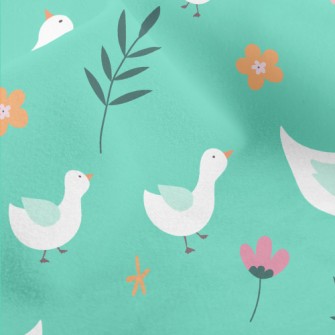 Mother Goose And Gosling Micro Fleece
