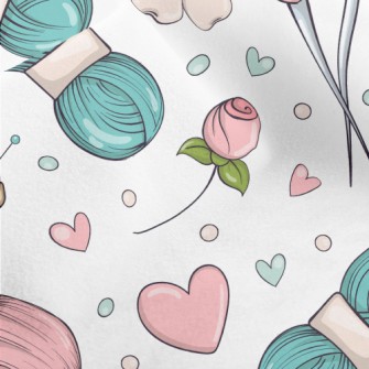 Cute And Cozy Yarn Ball Micro Fleece