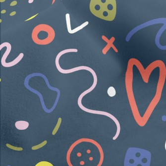 Random And Simple Doodles Micro Fleece