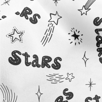 Shining Star Text Micro Fleece