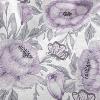 Psychedelic Large Flower Butte Minky