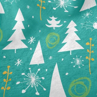 Warm Winter Christmas Tree Minky