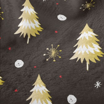 Glittering Christmas Tree Minky