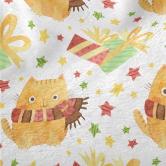 Big Eyes Scarf Cat Minky