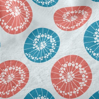 Japanese Flower Umbrella Minky